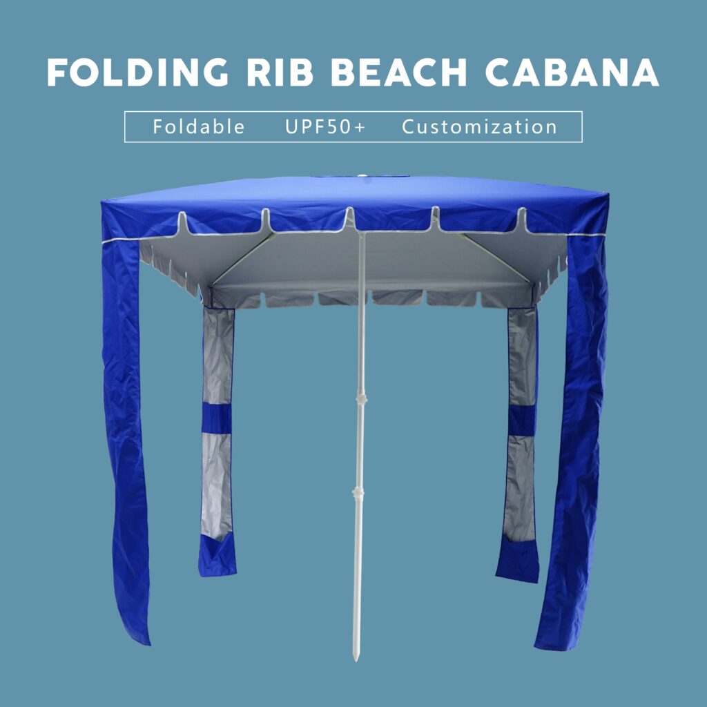 Outdoor Leisure Products Solution Provider | Regular Beach Umbrella or Portable Beach Cabana